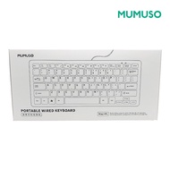 MUMUSO Portable Wired Keyboard (White)