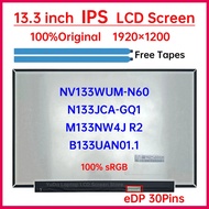 13.3" Laptop LCD Screen NV133WUM-N60 N133JCA-GQ1 M133NW4J R2 B133UAN01.1 For Dell Inspiron 13 5310 P