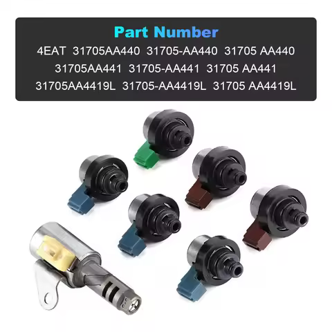 1 Set Transmission Solenoid Valve For Subaru Forester 2.4L 2.5L 4EAT