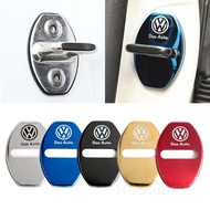 4pcs Volkswagen Car Door Lock Cover Stainless Steel Tiguan Passat Golf MK5 MK6 MK7 MK7.5 CC Vento Be