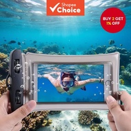 Thick PVC Waterproof Phone Case - Touchscreen & 360° Rotating Stand Support