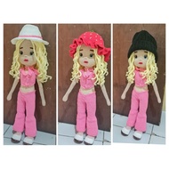 Knitted Barbie doll/Amigurumi Barbie/Barbie doll/handmade knitted Barbie