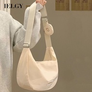 IELGY Dumpling Bag japanese nylon messenger casual large capacity Canvas dumpling bag for women
