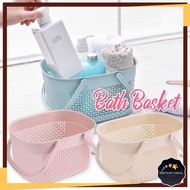 (BC) Grocery Basket Japanese Style with Handle Square / Hard Plastic Cover / Supermarket / Picnic / 