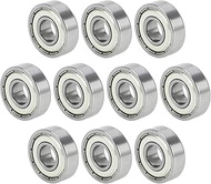 A ABSOPRO 6000ZZ Deep Groove Ball Bearing P6 10 x 26 x 8 mm Lubricated Bearings Double Metal Seal Ba