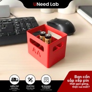 AA battery basket, stacked, 3D printed according to UNeed Lab beer barrel model - UNV02