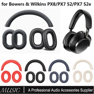 2pcs/set Silicone Earpads Covers for Bowers & Wilkins PX8/PX7 S2/PX7 S2e Headsets(Do Not Fit PX7), A