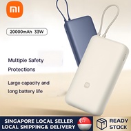 SG [In Stock] Xiaomi mobile power bank 3C certified 33w Type-C two-way fast charging 20000mah large 