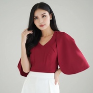 Top Cape Women's V-neck Casual Top