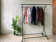 台灣製/優米/衣架/雙桿伸縮大衣架/ 家庭式/ 曬衣架/ 曬衣桿