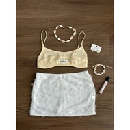 Ellie Ellie Ellie Ellie Ellie | Bling glitter skirt (white only)