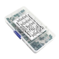 150pcs Polyester Film Capacitor Assortment Kit with Box 15Values 2A331J 2A471J 2A102J 2A103J 2A223J 