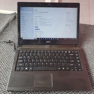 Laptop Acer 4752 Ram 4 GB internal 500 GB