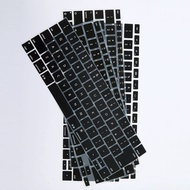 Black SLICON KEYBOARD COVER FOR JAPANESE MAC
