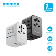 Momax UA9 1-World 35W 5 Ports + AC Travel Adaptor Universal Travel Adapter