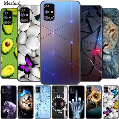 For Galaxy M31S Case Samsung Galaxy M31S Case Silicone TPU Soft Back Cover Phone Case For Samsung M3