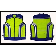 Vest Plain Blue Reflector and Tactical Vest Reflector