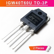 &2pcs IGW40T60U TO-3P IGW40T60 1GW40T60U GW40T60U 40T60 TO3P 40A/600V IGBT Transistor new