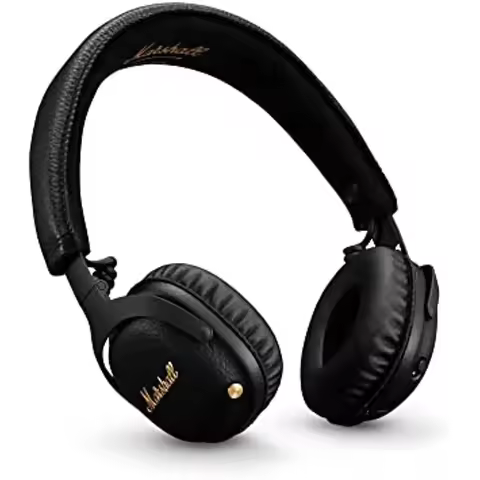 Marshall Mid ANC Headphones Active Noise Cancelling On-Ear Wireless Bluetooth Headphone Retro Foldin