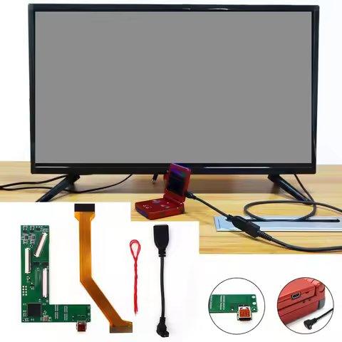 Hispeedido For GBA SP HDMI PCB Kits Adapter HDTV Converter Kit For Gameboy Advance SP GBA SP Play on