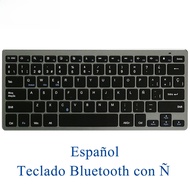 Spanish Bluetooth Keyboard Ultra Thin Portable Mini Wireless Keyboard For Laptop PC Mac Tablet IPad Phone Android IOS Windows