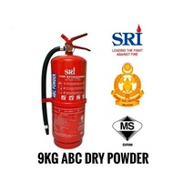 [HOME USE ONLY] 9KG ABC DRY POWDER FIRE EXTINGUISHER + FREE WALL BRACKET (SIRIM & BOMBA APPROVED)