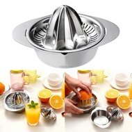 CH* Compacts Hand Press Juicer for Lemon Oranges Fruits Steel Manual Rotation Press Juicer Squeezer 