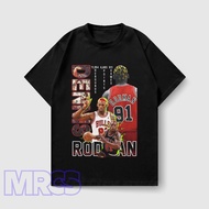 OVERSIZE NBA DENIS RODMAN T-SHIRT/ NBA ARTS RODMAN T-SHIRT