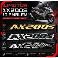 EMBLEM QJMOTOR AX200S AX 200S AX 200 S 3D LOGO EMBLEM STICKER ACCESSORIES ACCESSORY MODIFIED MODIFY