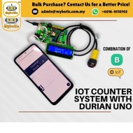 Arduino STEM RBT project: Arduino IOT Counter System with Durian Uno