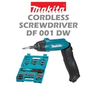MAKITA DF001DW 3.6V Cordless Screwdriver With 81 Pcs Accessories And Case