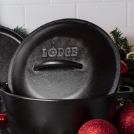 美國LODGE美國製圓形鑄鐵煎鍋22cm專用鍋蓋(適用L5SK3煎鍋) L5IC3