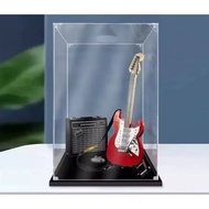 Acrylic Display Case Box 21329 Ideas Fender Stratocaster (Only display case box, No blocks Model)
