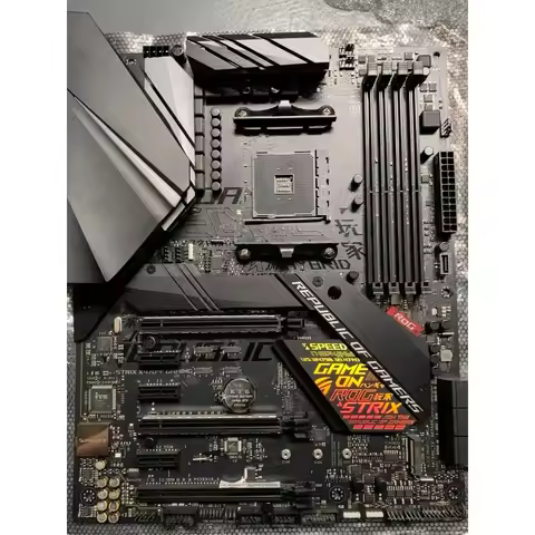 Used STRIX X470-F GAMING ATX Motherboard AM4 Socket Support 1th-5th Gen AMD Ryzen CPU DDR4 RAM Gamin