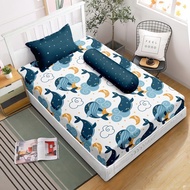 Lady Rose - Sprei Single 90x200x20 - Blue Whale