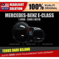 MERCEDES BENZ E-CLASS W210 96 97 98 99 00 HEADLIGHT COVER/HEADLAMP COVER/HEADLIGHT LENS