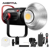 Ambitful EF300 COB 300W Professional LED Light 5600K Continuous Lighting Bowens Mount Support APP