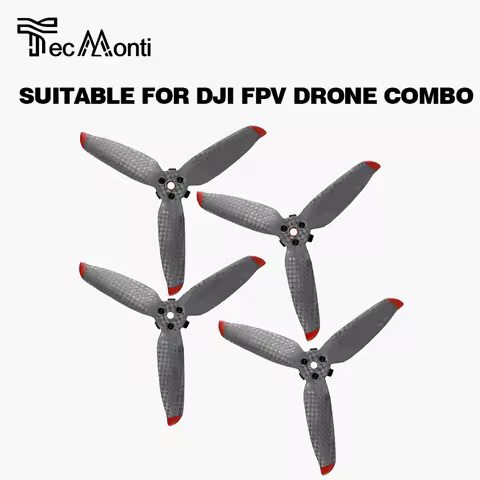 5328F Carbon Fiber Propellers for DJI FPV Combo Drone 3-Blade Quick-Release Props Wing Blades Fans R