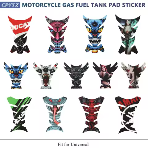 Motorcycle Accessories Frosted Sticker fuel tank pad decorative decal Fit for Universal Kawasaki Z10