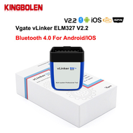 Vgate VLinker BM + ELM 327บลูทูธ4.0 V2.2 OBD2เครื่องวิเคราะห์ OBD 2วินิจฉัยรถ ELM327เครื่องมืออัตโนม