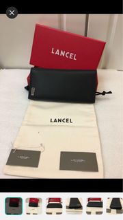 300# 🈹️🈹️ 100% New Lancel名牌黑色真皮長身錢包 （特價$1900包順豐站取件，不退換）（100%真貨）（男女都可以）