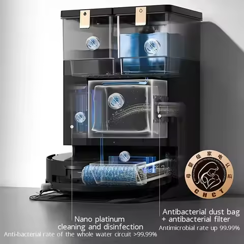 Ecovacs Deebot Vacuum Cleaner Robot X8 PRO PLUS AI Floor Scrubber Robot Self-cleaning Sweeping Machi