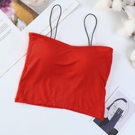 Tanktop Wanita Tali Tipis With Cup Bh Singlet