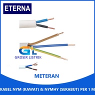 Eterna NYM Cable Single Copper Wire & NYMHY Stranded Meter (Per 1 Meter) 2 x 1.5 3 x 2.5 0.75 MM 2x1