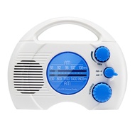 New Shower Radio Built-in Speaker Portable AM/FM Shower Radio with Top Handle