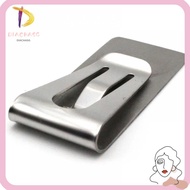 DIACHASG Money Clip, Silver High Quality Purse, Stainless Steel Banknote Folder