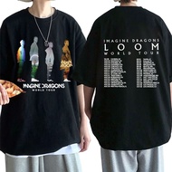 Imagine Dragons Loom World Tour 2024 T-shirt - 100% Cotton Loose Fit