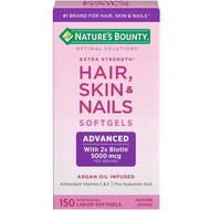 美國Nature's Bounty 強效美髮護膚護甲複合配方 150粒軟膠囊