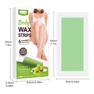 SUMAX Export English Packaging 40 Pieces Olive Hair Removal Wax Paper