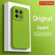 OnePlus10 Pro Case YIYONG Square Liquid Silicone Soft Cover For OnePlus 10 Pro One Plus 11 11R 10R OnePlus11 OnePlus11R 5G Cases